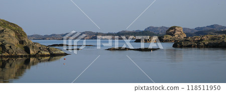 Anorthosite rock formations and North Sea, Rogaland, Norway. 118511950