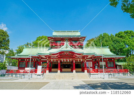 東京、門前仲町、富岡八幡宮(深川八幡)參拜殿、東京十神社參拜之旅 東京、門前仲町、富岡八幡宮(深川八幡)參拜殿、東京十神社參拜之旅 118512060