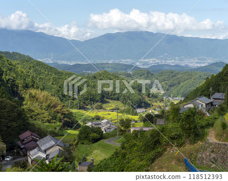 從山上看飛鳥村的風景 118512393