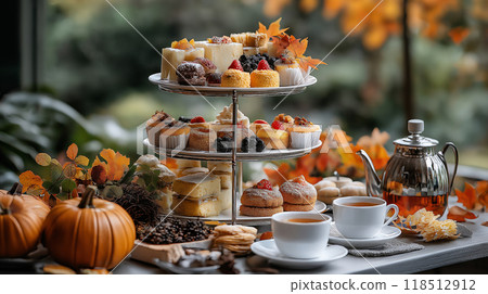 Autumn afternoon tea Autumn afternoon tea 118512912