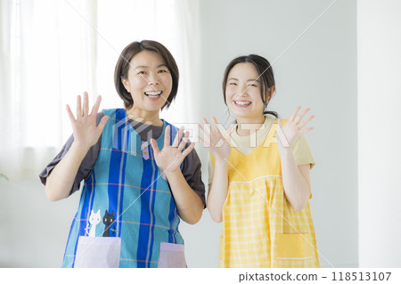 Two nursery teachers Two nursery teachers 118513107