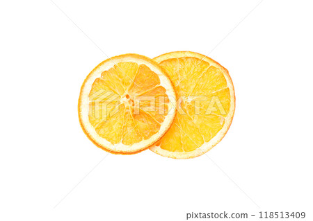 PNG, Dried orange slices, isolated on white background, top view PNG, Dried orange slices, isolated on white background, top view 118513409