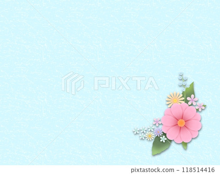 花朵背景A-4（有陰影） 118514416