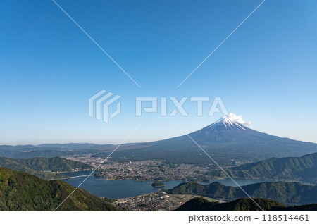 [山梨]河口湖與富士山 118514461