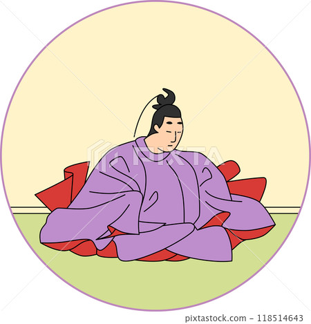 彩色圓形百人一州光興皇帝 彩色圓形百人一州光興皇帝 118514643