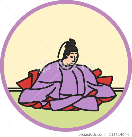 彩色圓形簡約百人一州光興皇帝 彩色圓形簡約百人一州光興皇帝 118514644