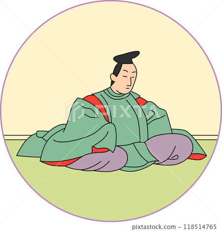 彩色圓形百人一州晴道烈樹 彩色圓形百人一州晴道烈樹 118514765