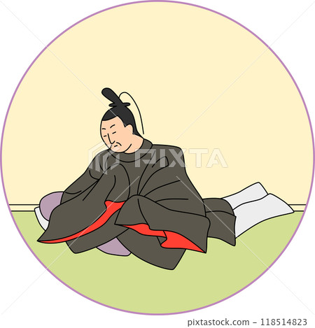 彩色圓形百人一州清原深八味 彩色圓形百人一州清原深八味 118514823