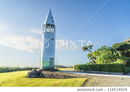 The Awazaki Lighthouse in Jogashima Park (Miura City, Kanagawa Prefecture) 118514929