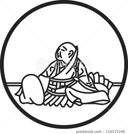 線條畫圓形簡單百人一州 Ryosuke Hoshi 118515106
