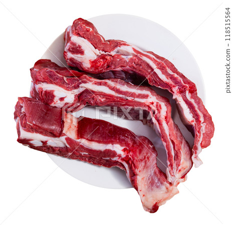 Raw beef brisket Raw beef brisket 118515564