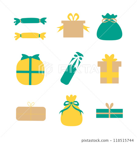Cute present illustration set 118515744