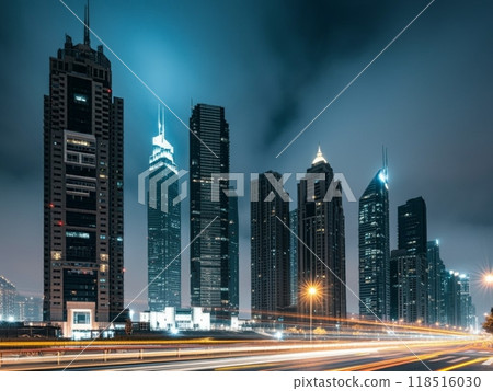 [AI generated] City night view 021147514 118516030