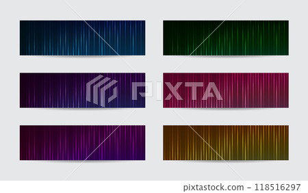Header modern design element set colors concept Header modern design element set colors concept 118516297