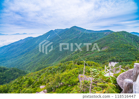 [Yamanashi Prefecture] Kokushigatake in summer - View of Mt. Kinpu from the Dream Garden 118516447