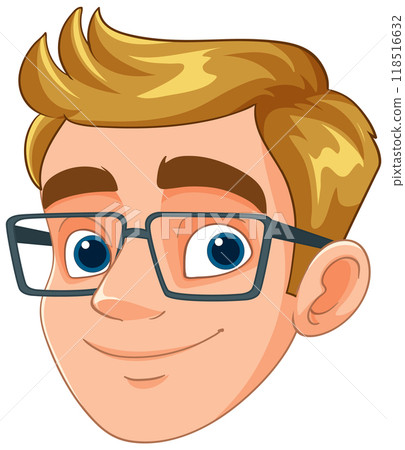 Smiling Man with Glasses Smiling Man with Glasses 118516632