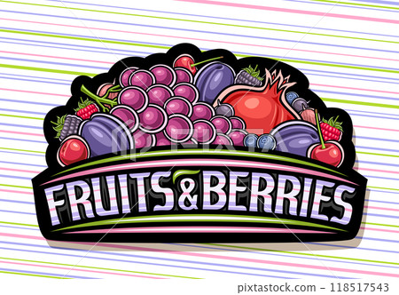 Vector logo for Fruits and Berries Vector logo for Fruits and Berries 118517543
