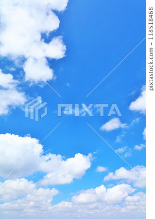 Summer blue sky and clouds Summer blue sky and clouds 118518468