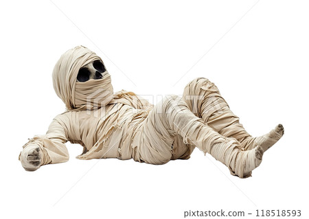 AI-generated item. Mummy isolated on a transparent background. AI-generated item. Mummy isolated on a transparent background. 118518593