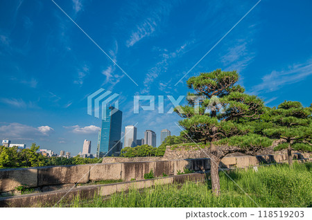 從大阪城京橋口看到的大阪商務園區風景 118519203