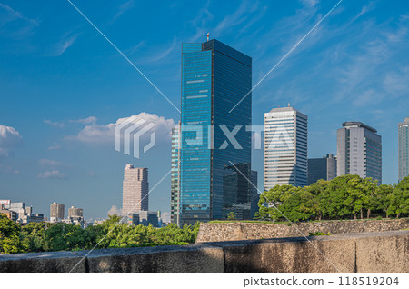 從大阪城京橋口看到的大阪商務園區風景 118519204