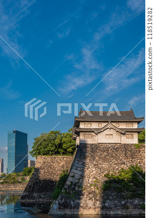 Osaka Castle Outer Moat Inui Tower Crystal Tower 118519282