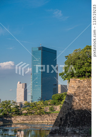 Osaka Castle Outer Moat Inui Tower Crystal Tower 118519283