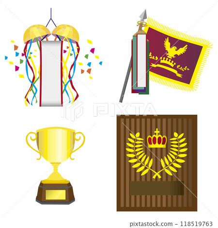 慶祝用品（草玉、冠軍旗、冠軍盃、獎金盾） 118519763