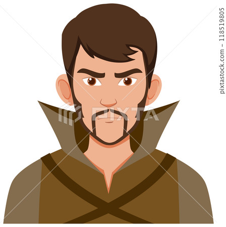 Medieval Warrior Character Illustration 118519805