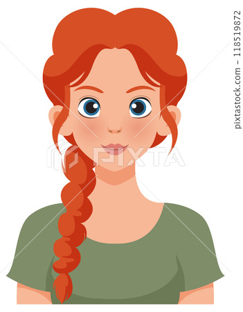 Red-Haired Woman with Braid Red-Haired Woman with Braid 118519872