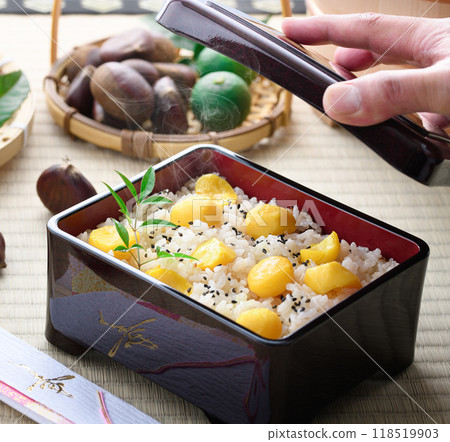 秋天的味道：栗子飯 118519903