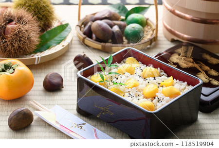 秋天的味道：栗子飯 118519904
