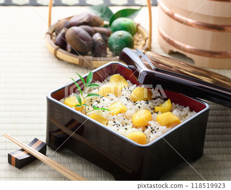 秋天的味道：栗子飯 118519923