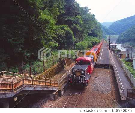 嵯峨野無軌電車“保津峽站” 118520076