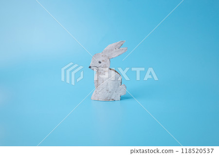 cut out paper rabbit animal tutorial, craft, DIY 118520537