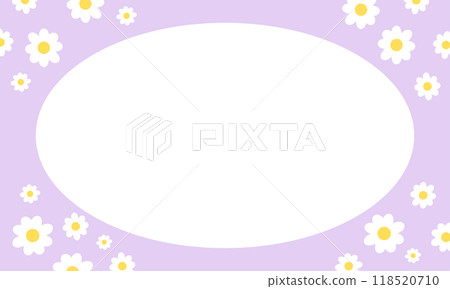 Rectangle, pastel purple frame of flowers for card, gift wrap, pakaging, floral print, decoration, banner, ad template, social media, poster, post card, spring, summer, polaroid frame, image, paper Rectangle, pastel purple frame of flowers for card, gift wrap, pakaging, floral print, decoration, banner, ad template, social media, poster, post card, spring, summer, polaroid frame, image, paper 118520710