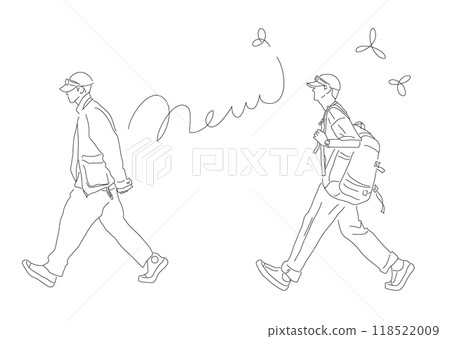 行走 步行 走路 118522009