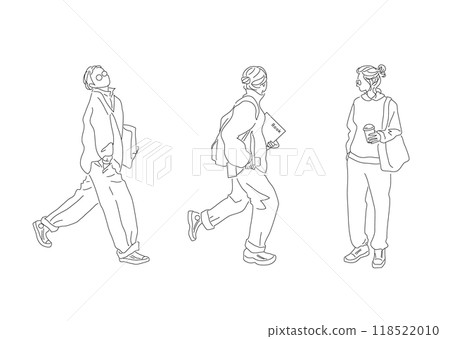 行走 步行 走路 118522010