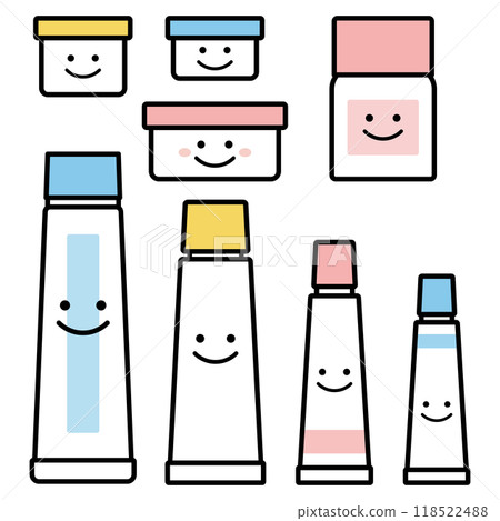 軟膏，軟膏，霜，乳液，臉部套裝，簡單 118522488