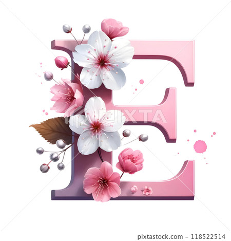 3d letter E  118522514