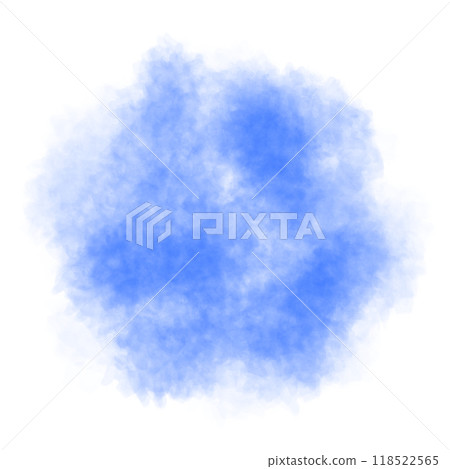 Blue hazy watercolor illustration material Blue hazy watercolor illustration material 118522565