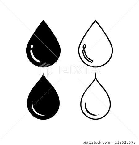 water drop logo 118522575