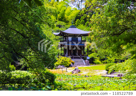 【京都風景】六月清爽的甘修寺 118522789
