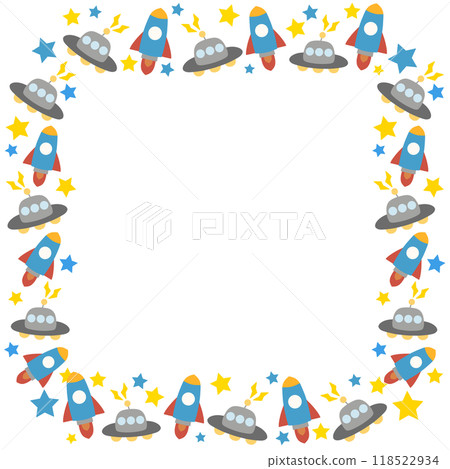 UFO 和火箭框架 118522934