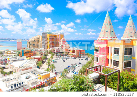 American Village and the blue sea of Chatan 2 American Village and the blue sea of Chatan 2 118523137