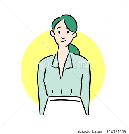 Young smiling business woman Young smiling business woman 118523369