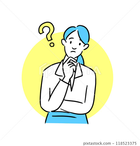 擔心的女商人 118523375