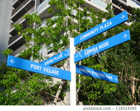 Harumi Flag 上的英文標誌 118524395