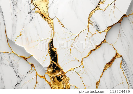 Abstract marble gold and white background. Wedding invitation backdrop. Abstract marble gold and white background. Wedding invitation backdrop. 118524489