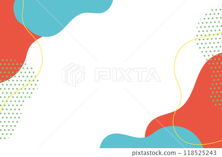 Abstract Pop Frame 118525243